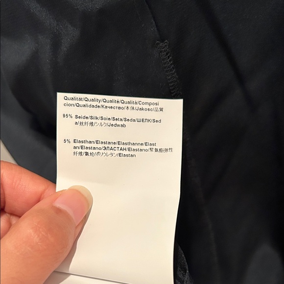 Boss Hugo Boss Dark Forrest Green/Blue Women's Button-up Top - Picture 9 of 9